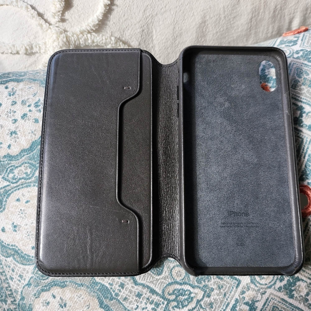 iPhone XS Max Leather Phone Case